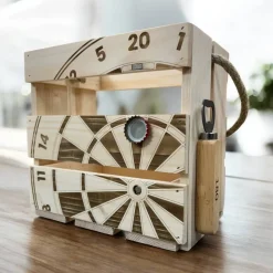 Männerhandtasche 6er natur, Bierträger, Vatertag, Geschenk, Flaschenträger, Grillabend, Party