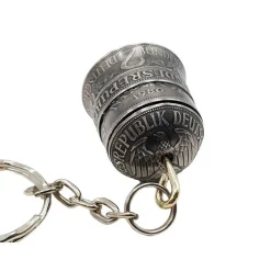 Münzglocke aus 1 und 2 DM Münzen