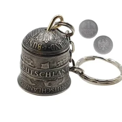 Münzglocke aus 1 und 2 DM Münzen