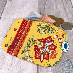 Münzportemonnaie // kleines Portemonnaie // Börse // Blumenmuster
