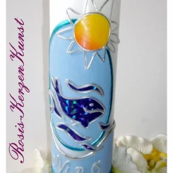 Moderne Kommunionskerze