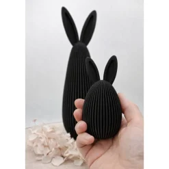 Moderne Osterhasen Deko 3D gedruckt – Minimalistische Hasenfigur im skandinavischen Stil