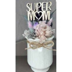 modernes Muttertags Geschenk | Muttertags Gesteck | Trockenblumengesteck