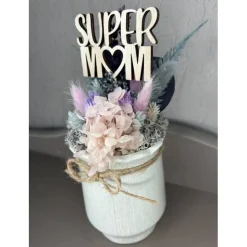 modernes Muttertags Geschenk | Muttertags Gesteck | Trockenblumengesteck