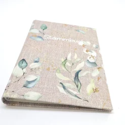 Modernes Stammbuch Eukalyptus – Elegantes, personalisierbares Stammbuch Standardformat