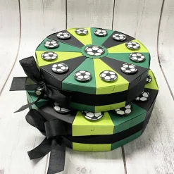 Motivtorte - Fussball - 1 oder 2 Stöckige Torte / 12 oder 24 Stück