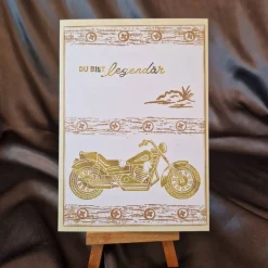 Motorrad - Du bist legendär - Geburtstagskarte - Vatertag