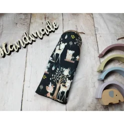 Mäppchen, Federmäppchen, Stiftetasche, kleines Täschen, Mappe, forest friends in 2 Größen