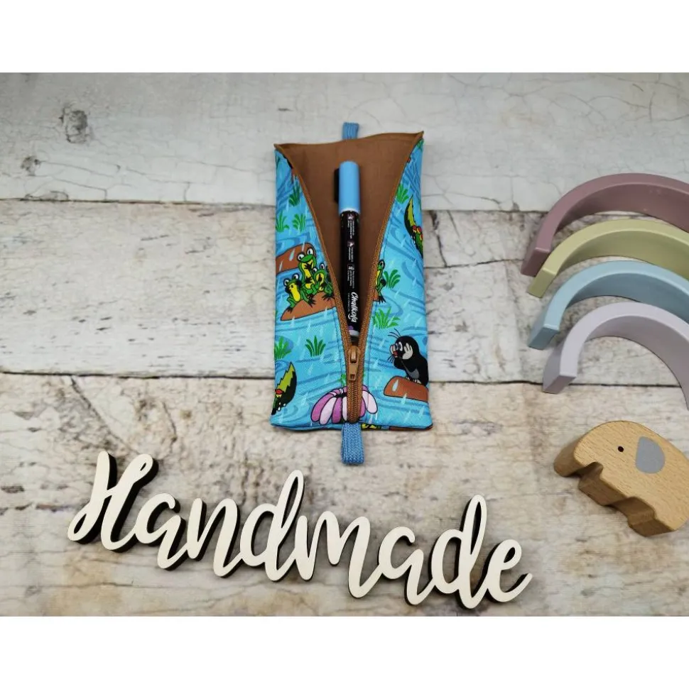 Mäppchen Pauli Regentag in 2 Größen – Federmäppchen & Stiftetasche aus Softshell