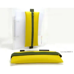 Mäppchen senfgelb senf Gummiband KHAKI olivgrün A4 Ordner A5 Planer Skizzenbuch, handmade by BuntMixxDESIGN