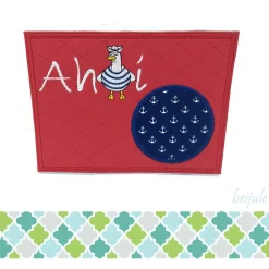 Mugrug, Tassen- oder Kerzenuntersetzer Maritim