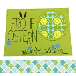 Mugrug, Tassenuntersetzer mit Ostermotiv
