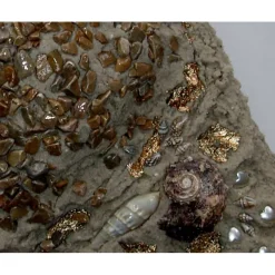 Muschelbild SANDLIEBE Collage aus Sand und Muscheln Geschenk zu Valentinstag Muttertag Herz Handarbeit  Badezimmerbild