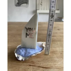 Muschelschiff You & me, Geschenk für Verliebte, Segelboot mit Spruch, kleines Mitbringsel