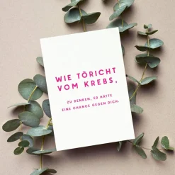 Mutmacher Karte Brustkrebs – Aufmunterung bei Chemotherapie, Geschenk für Mama, Schwester, Freundin