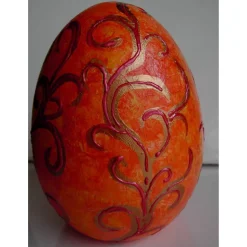 MUTTERLIEBE Geschenk zu Ostern oder Muttertag Skulptur Dekoei Künstler-Ei Dekofigur Ei Osterdeko  handbemaltes Unikat