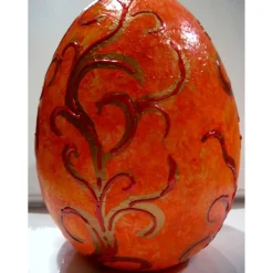 MUTTERLIEBE Geschenk zu Ostern oder Muttertag Skulptur Dekoei Künstler-Ei Dekofigur Ei Osterdeko  handbemaltes Unikat