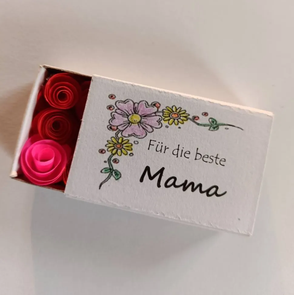 Muttertag in der Streichholzschachtel  Für die beste Mama