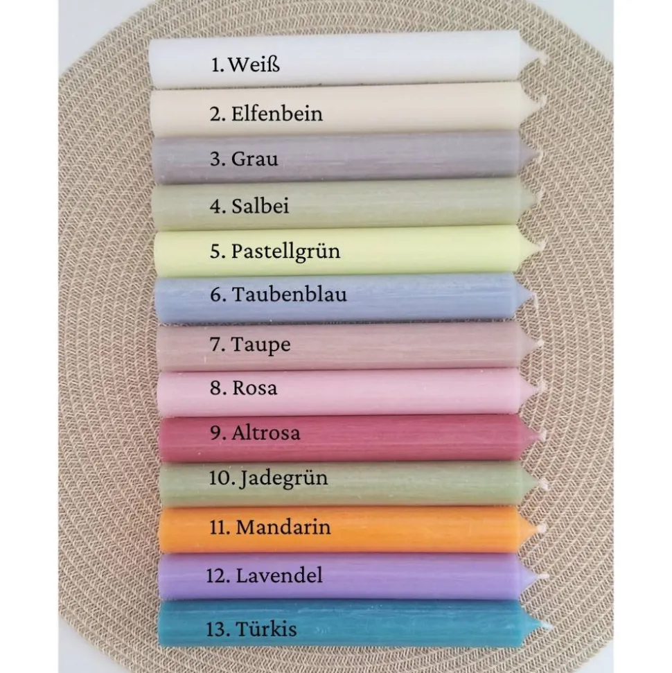 Muttertag Muttertagsgeschenk Häuser / Lichthäuser Kerzenhalter Stern Kerzenset für Mama Geschenkset Stabkerze Kerzenbox