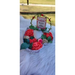 Muttertags Dekoration Tischdeko Geschenk m Beleuchtung 25cm