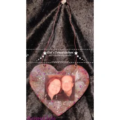 Muttertagsgeschenk Herz Harz Wand hängen