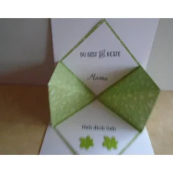 Muttertagskarte Explosionskarte Glückwunschkarte Grußkarte Muttertag  Herzen Mutter Frau