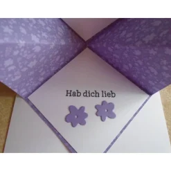 Muttertagskarte Explosionskarte Glückwunschkarte Grußkarte Muttertag  Herzen Mutter Frau