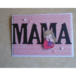 Muttertagskarte Glückwunschkarte Grußkarte Muttertag  Mutter Frau Handgemacht Mama