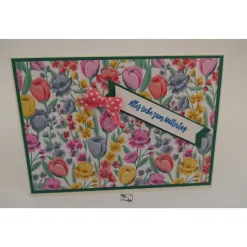 Muttertagskarte Liebeskarte gefertigt in Handarbeit mit Stampin'Up Material u.a.