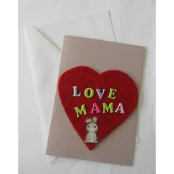 Muttertagskarte mit Herz