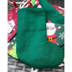 Nachhaltiger Adventskalender Unikat zum Befüllen aus Baumwolle – Wiederverwendbare Weihnachtssocken