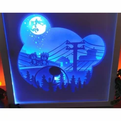 Nachtlicht  Bärchen Lampe in 3D, Bild inkl. Farbwechsel und Fernbedienung, Geschenk für Kinder