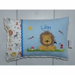 Namenskissen - Kuschelkissen - Löwe - Hülle und Inlett - 30x40 cm -Taufe-Geburt