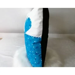 Namenskissen Bezug – Handgefertigt, Individuell mit Namen, Geschenk für Kinder – 40x40 cm