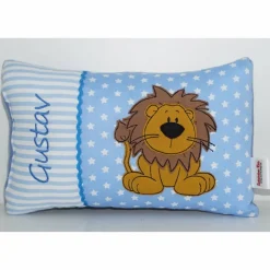 Namenskissen, Kuschelkissen Löwe Lars & Name 20x30 cm