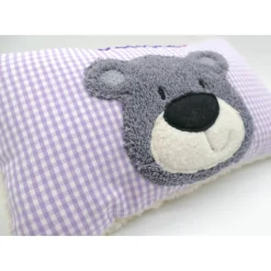 Namenskissen Taufkissen Kuschelkissen Kindergartenkissen Geburtsgeschenk  Bär Teddybär Kuschelbär