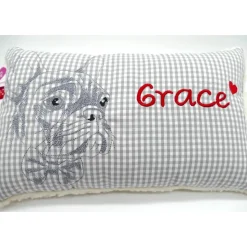 Namenskissen Taufkissen Kuschelkissen Kindergartenkissen Geburtsgeschenk  Französische Bulldogge