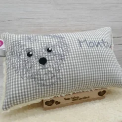 Namenskissen Taufkissen Kuschelkissen Kindergartenkissen Geburtsgeschenk  Eisenbahn Lok Lokomotive