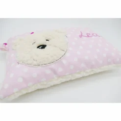 Namenskissen Taufkissen Kuschelkissen Kindergartenkissen Geburtsgeschenk  Bär Teddy Kuschelbär