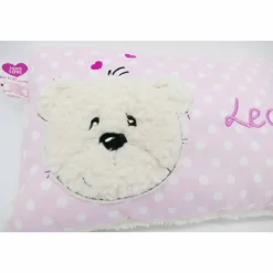 Namenskissen Taufkissen Kuschelkissen Kindergartenkissen Geburtsgeschenk  Bär Teddy Kuschelbär
