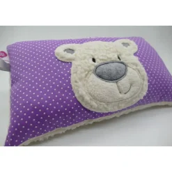 Namenskissen Taufkissen Kuschelkissen Kindergartenkissen Geburtsgeschenk  Bär Teddybär Kuschelbär