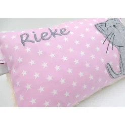 Namenskissen Taufkissen Kuschelkissen Kindergartenkissen Geburtsgeschenk  Schmusekissen Katze Kätzchen