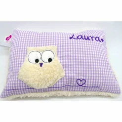 Namenskissen Taufkissen Kuschelkissen Kindergartenkissen Geburtsgeschenk  Eule Eulchen