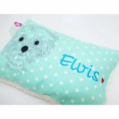 Namenskissen Taufkissen Kuschelkissen Kindergartenkissen Geburtsgeschenk  Bolonka