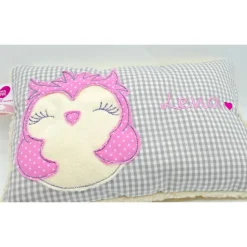 Namenskissen Taufkissen Kuschelkissen Kindergartenkissen Geburtsgeschenk  Eule Eulchen