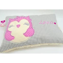 Namenskissen Taufkissen Kuschelkissen Kindergartenkissen Geburtsgeschenk  Eule Eulchen