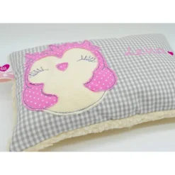 Namenskissen Taufkissen Kuschelkissen Kindergartenkissen Geburtsgeschenk  Eule Eulchen