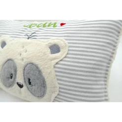 Namenskissen Taufkissen Kuschelkissen Kindergartenkissen Geburtsgeschenk  Panda Pandaliebe Pandabär