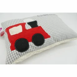 Namenskissen Taufkissen Kuschelkissen Kindergartenkissen Geburtsgeschenk  Eisenbahn Lok Lokomotive