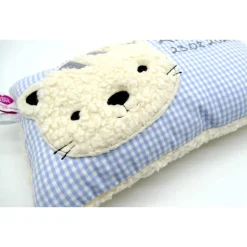 Namenskissen Taufkissen Kuschelkissen Kindergartenkissen Geburtsgeschenk  Schmusekissen Katze Kätzchen